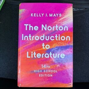 The Norton Introduction to Literature 14th High School Edition Text Book Teens